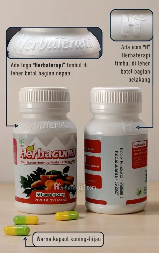 ciri asli penambah berat badan HERBACUMA